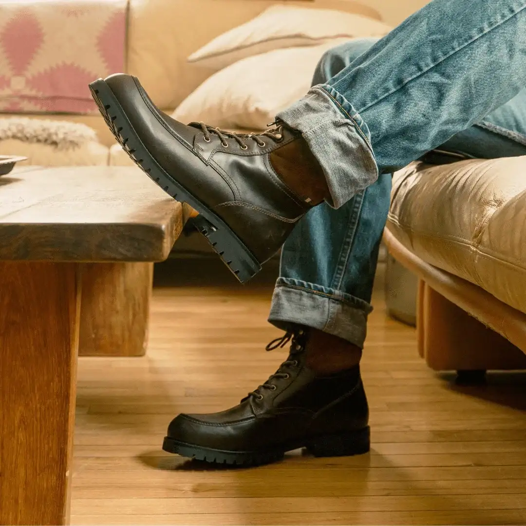 Burnham Waterproof Moc Toe Men's Boot - Image 3